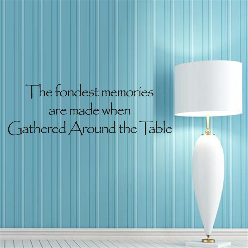 The Fondest Memories Art Vinyl Mural Home Room Decor Wall Stickers Removable